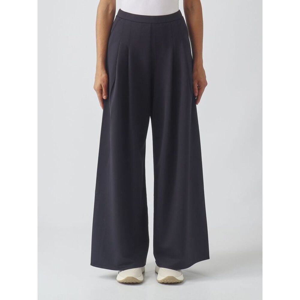 Mm Max Mara Women High-Waisted Jersey Palazzo Trousers Mm Max Mara
